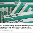 Newport Cigarettes - no number and no tobacco or filter - Photo 1 - comment #1670038