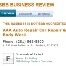 AAA Auto Repair aka AAA Complete Auto Repair - auto repair - Photo 1 - comment #1267031
