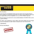 Western Union - scam inheritance - Photo 1 - comment #1757664