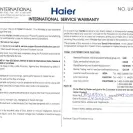 Haier America - Poor quality and non equipped service centre - Photo 2 - comment #1946643