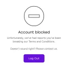 Badoo - Account blocked - Photo 1 - comment #2004354