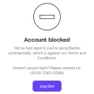 Badoo - Account blocked - Photo 1 - comment #2210117