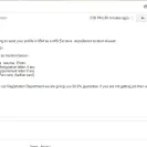 Monster - Fraudulent companies sending fraud letters - Photo 1 - comment #1824877