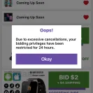 Tophatter - I could not get on the website anymore - Photo 1 - comment #1980289