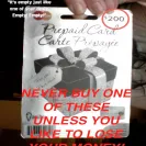 Vanilla Gift Cards - Card not activated - Photo 1 - comment #1512534