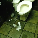 CiCi's Pizza - employees kissing in wash room - Photo 3 - comment #1691236