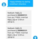 Mango Airlines - website error that I have to pay the price for - Photo 1 - comment #1693904
