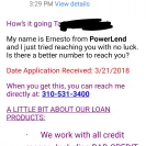 www.powerlending.com - Charge for nothing and no one warned me about it - Photo 1 - comment #1894682