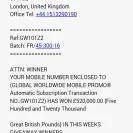 Global worldwide Mobile Promo - SMS Scap - Photo 1 - comment #1685708