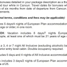 Premier Cancun Vacations - misleading information on bonuses/extras offered within the package - Photo 1 - comment #1772757