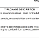 Premier Cancun Vacations - misleading information on bonuses/extras offered within the package - Photo 2 - comment #1772757