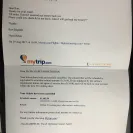 MyTrip - unreliable company - Photo 1 - comment #1960224