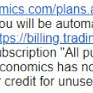 Trading Economics - Don't buy their products. Tricky automatic payment procedure - Photo 1 - comment #1892289