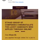 Etihad Airways - genuinity of the job offer received as a staff nurse at etihad airways uk - Photo 1 - comment #1923843