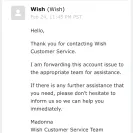 Wish - my account was blocked for no reason - Photo 1 - update #1777168