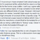 microformulation.com - Unethical lying behaviour on facebook group - Photo 1 - comment #1777546