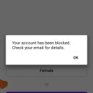 Badoo - a blocked account - Photo 1 - comment #1793297