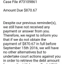 Cash Advance USA - email received for the 20th time about a loan I did not apply for! - Photo 1 - comment #1804058