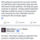 Encore Nationwide - worst promotional event staffing agency ever! - Photo 5 - update #1834410