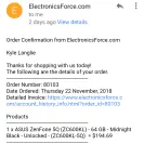 Electronics Force - Horrible experience - Photo 1 - comment #1997625