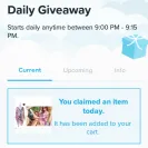 Wish - daily claims / glitched giveaway - Photo 1 - comment #2008490