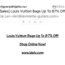Louis Vuitton - terrible customer service - Photo 1 - comment #2276941