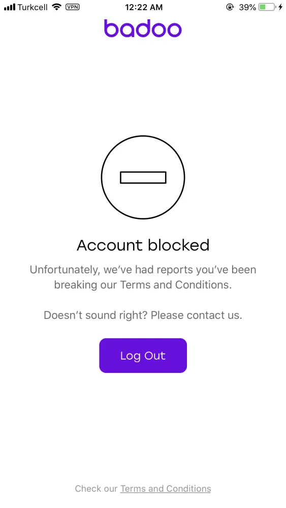 Badoo how to know if blocked