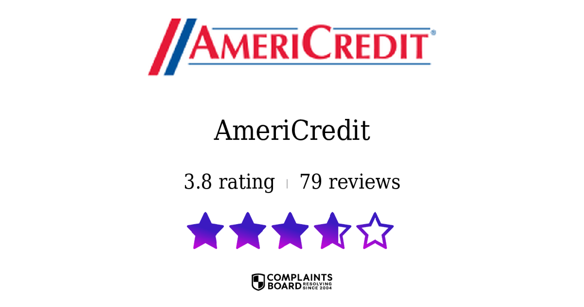 AmeriCredit Dealers Reviews 2025 All You Need to Know ComplaintsBoard