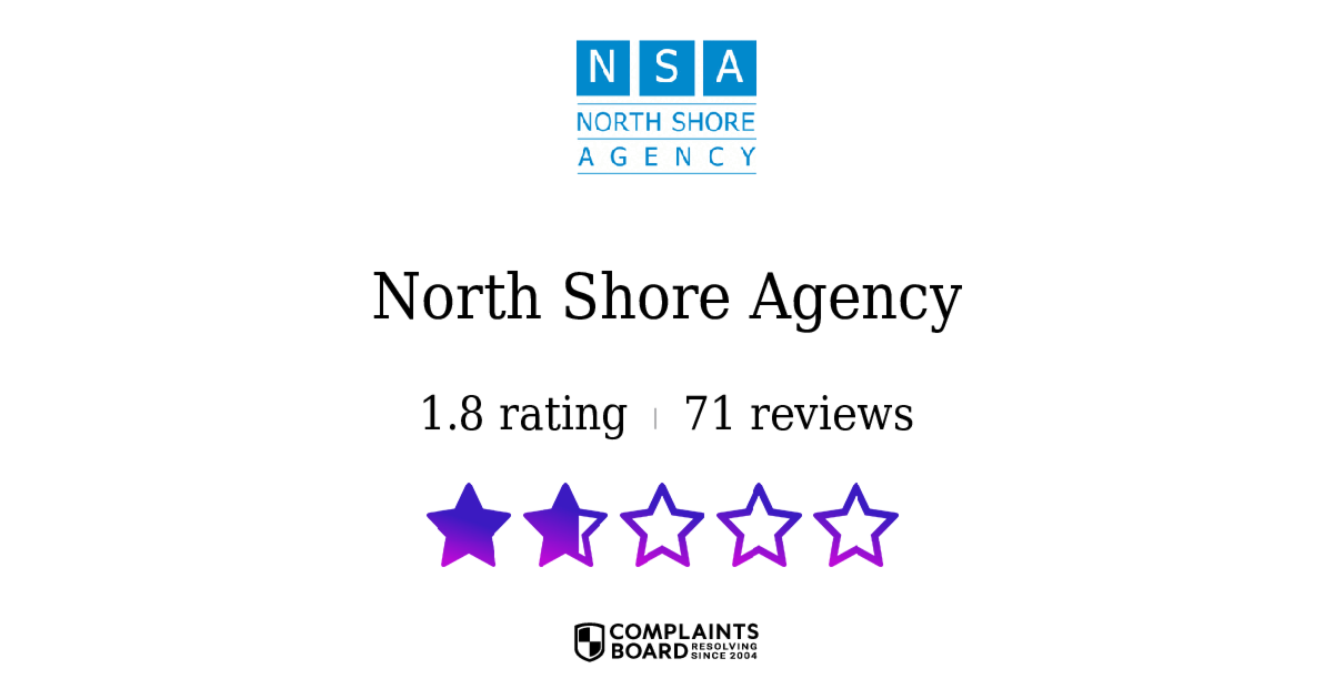 North Shore Agency Reviews 2024 - Complaints Board