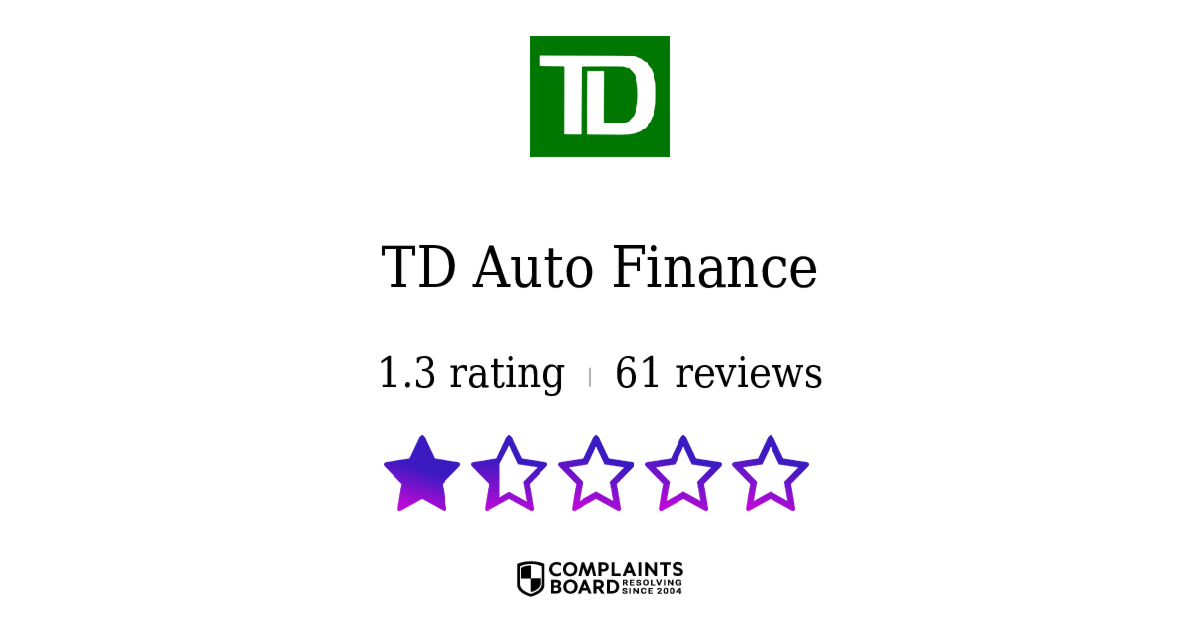 TD Auto Finance Customer Service Phone, Email, Address, Contacts
