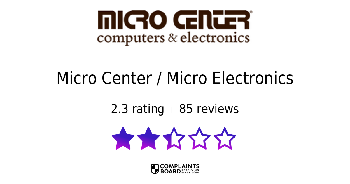 Micro Center Micro Electronics Customer Service Phone Email Address Photo Inspiration