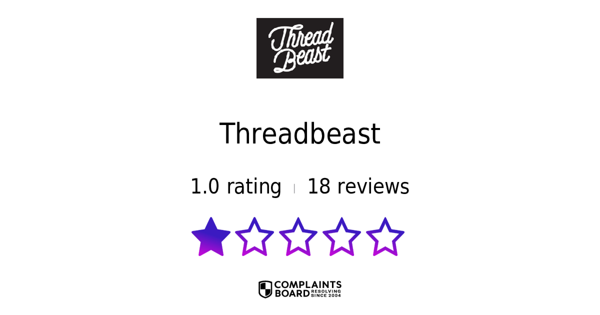 Threadmeast Threadbeast Fashion Enthusiasts Reviews and Complaints | ComplaintsBoard