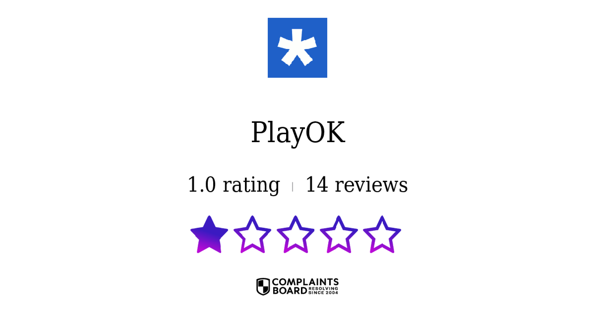 PlayOK Gamers Reviews 2025 – All You Need to Know | ComplaintsBoard