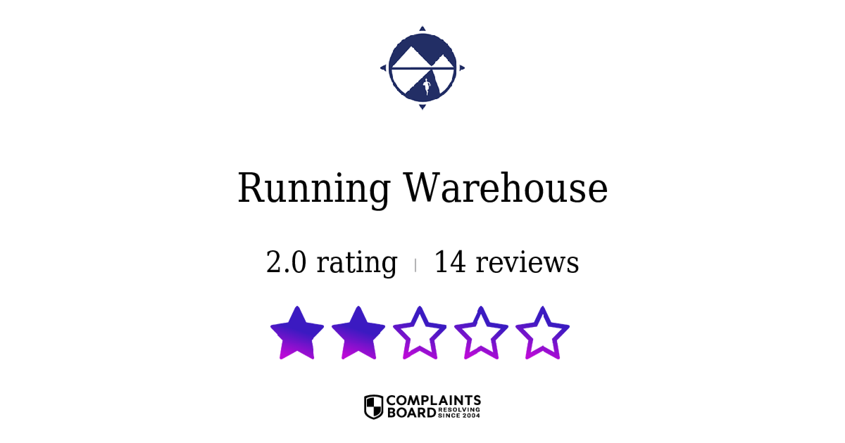 Running Warehouse Legit Customer Reviews ComplaintsBoard