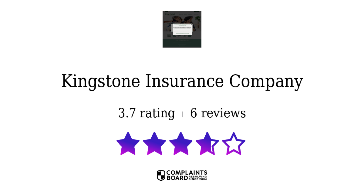 Kingstone Insurance Company Kingston Ny 12401 Kingstone Insurance Company Policyholders Reviews 2025 – All You Need
