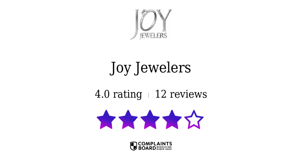 Joy Jewelers Jewelry Shoppers Reviews 2025 All You Need to Know