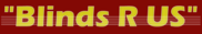 Blinds R US Logo