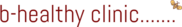 B-Healthy Clinic Logo